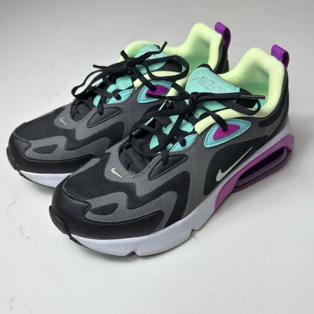 Nike Air Max 200 South Beach size 7Y / Women’s 8.5 Teal, Pink and Black Sneakers
